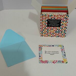Dessie Appreciation Cards with Multi-colored Envelopes